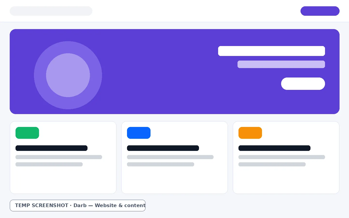 Darb — Website & content